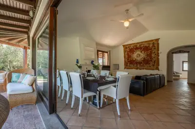 Planimetria di Villa Lusso Santa Margherita di Pula 3 Minuti dal Mare