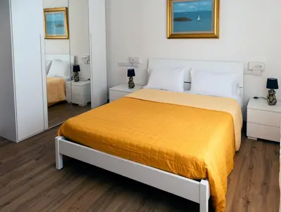 Letto o letti in una camera di Dormen