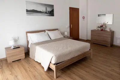 Letto o letti in una camera di Dormen