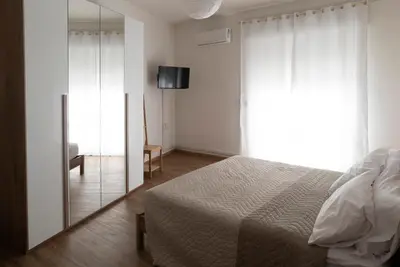 Letto o letti in una camera di Dormen