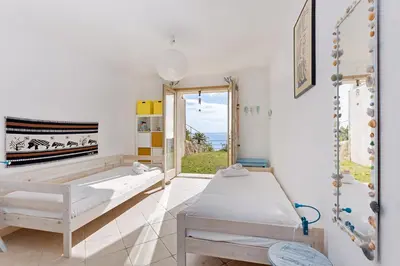 Letto o letti in una camera di Sa Craba Aresti