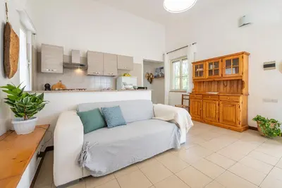 Cucina o angolo cottura di Casa Valsimon immersa nel verde