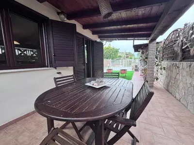 Balcone o terrazza di Eden Villa with garden, Capitana, Sardegna