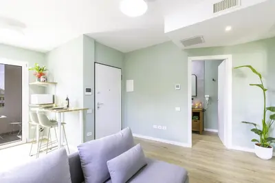 Area soggiorno di Chapelle Nove - Green Apartment