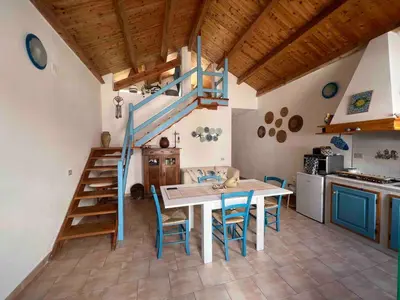 Cucina o angolo cottura di Casetta Storica Sotto Torre