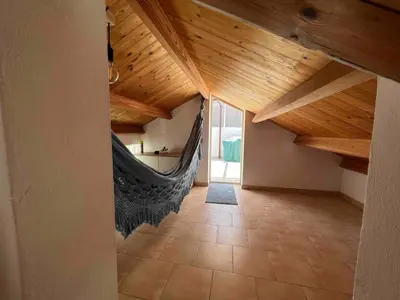 Letto o letti in una camera di Casetta Storica Sotto Torre