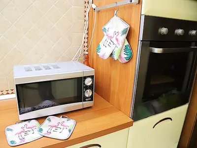 Cucina o angolo cottura di l'Oasi del Fenicottero rosa