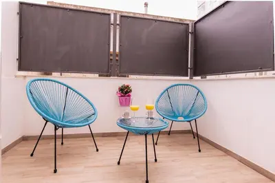 Area soggiorno di Caralis Golden House Luxury and charm in Cagliari