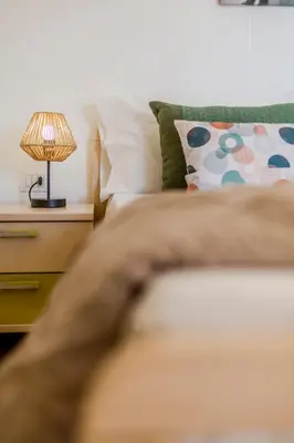 Letto o letti in una camera di Villa Emerald private compound swimming pool