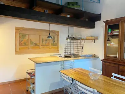 Cucina o angolo cottura di Il Gatto di Monte Attu