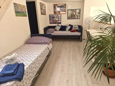 Letto o letti in una camera di Borgo 15