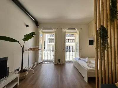 Letto o letti in una camera di Studio 27, Centro, Cagliari, Sardinia