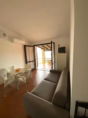 Area soggiorno di Casa Laconi
