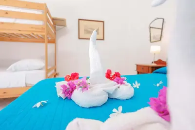 Letto o letti in una camera di Agriturismo Costa del Sud