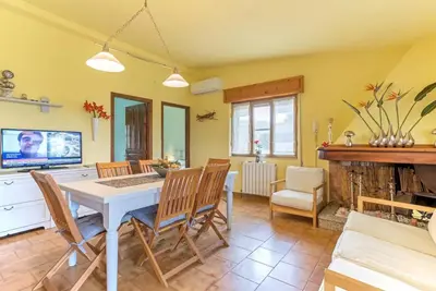 TV o dispositivi per l'intrattenimento presso Villa Alba Ogliastra con piscina privata