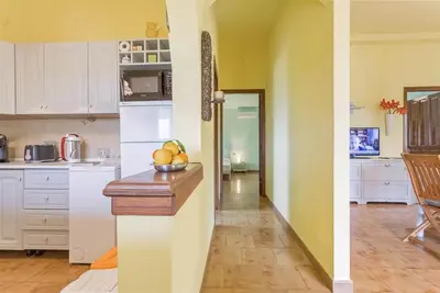 Cucina o angolo cottura di Villa Alba Ogliastra con piscina privata