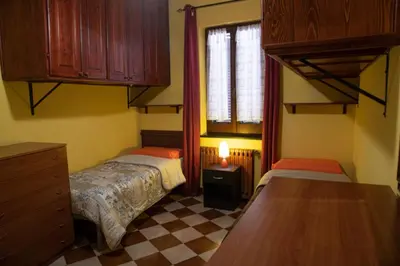 Letto o letti in una camera di La Dimora di vlad