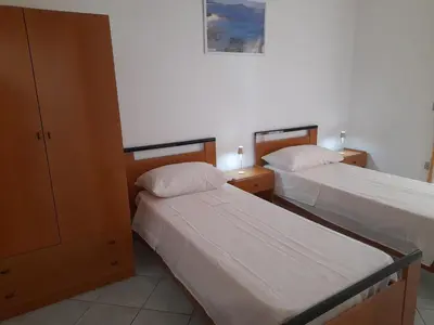 Letto o letti in una camera di Casa Demara