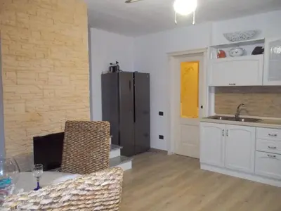 Cucina o angolo cottura di Baia del Corsaro - new sea panoramic villa in Sardinia, Italy - 250 mt beach&sea full comfort-WiFi-Parking-Privacy