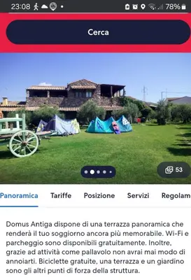 Planimetria di Camere DomusAntiga wifi