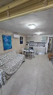 Cucina o angolo cottura di Calasetta, casa vista mare