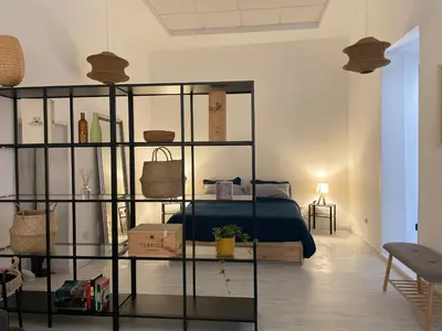 Letto o letti in una camera di Casa Marina 1