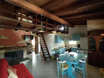 Area soggiorno di Casa vacanze Pistis