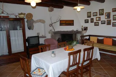 Area soggiorno di Rustico in campagna a pochi minuti dal mare