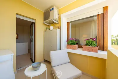 TV o dispositivi per l'intrattenimento presso Panoramic Seaview Apartment 2