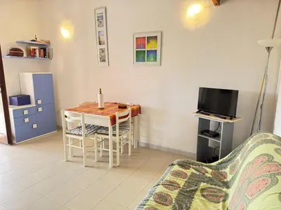 TV o dispositivi per l'intrattenimento presso Amaresardegna 9 with garden