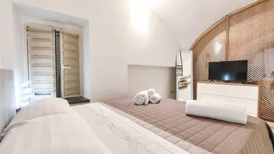 Letto o letti in una camera di Il Viandante