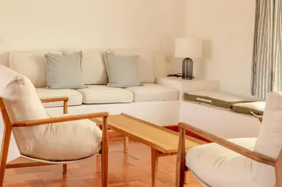 Area soggiorno di Casa Bianca - Charme e relax tra Villasimius e Notteri
