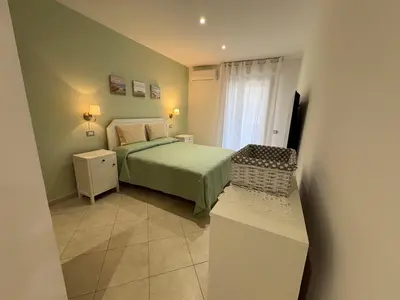 Letto o letti in una camera di Casa vacanze Caterina