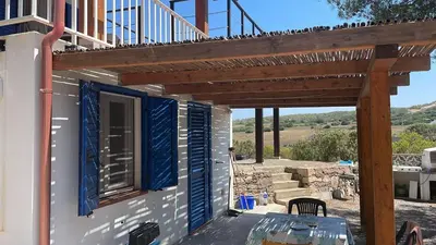 Balcone o terrazza di Casa vacanze in pineta vista mare