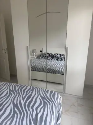 Letto o letti in una camera di Villa Gioia