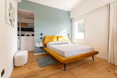 Letto o letti in una camera di Villa Gaia