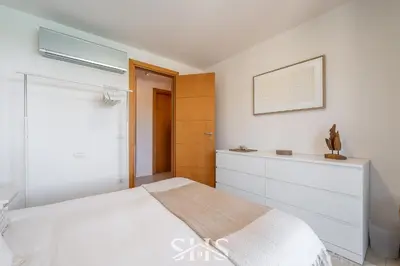 Letto o letti in una camera di Villa D'Angeli