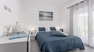 Letto o letti in una camera di Casa Camu
