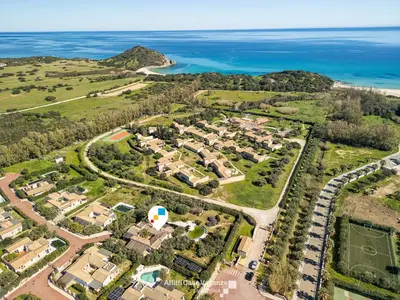 Paesaggio naturale nelle vicinanze della villa