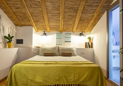 Letto o letti in una camera di Il Nido di Castagno
