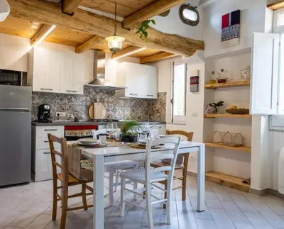 Cucina o angolo cottura di Il Nido di Castagno