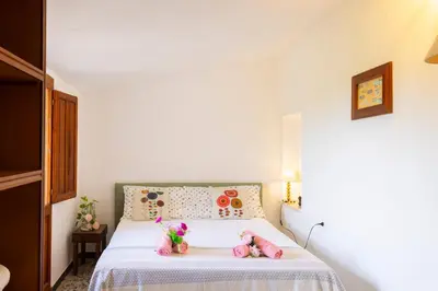 Letto o letti in una camera di Charming Villa 200m from the sea