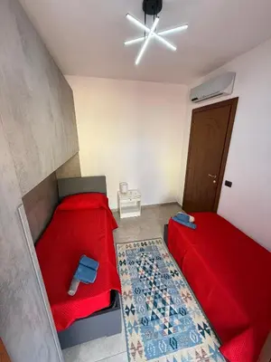 Letto o letti in una camera di Tramonto D'oro