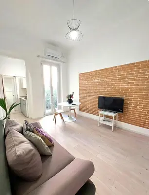 TV o dispositivi per l'intrattenimento presso Petite Deva - Central loft with balcony