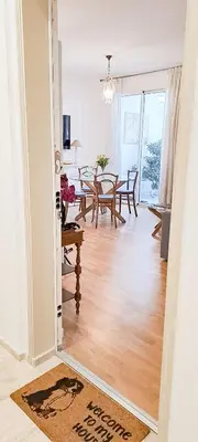 Area soggiorno di La Petite Maison Via Biasi - free parking - free wifi