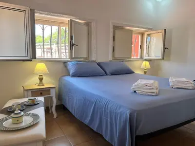 Letto o letti in una camera di House with terrace in Cagliari - Civico 5