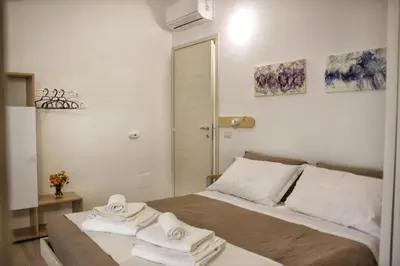 Letto o letti in una camera di Sa Perda Crocada