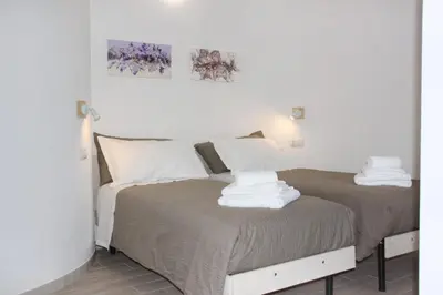Letto o letti in una camera di Sa Perda Crocada