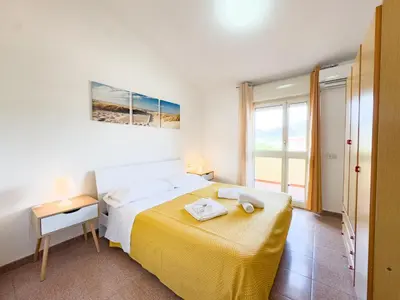 Letto o letti in una camera di Beatrice, ad un passo dal centro