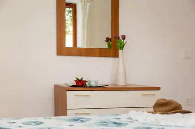 Letto o letti in una camera di Casa Davide